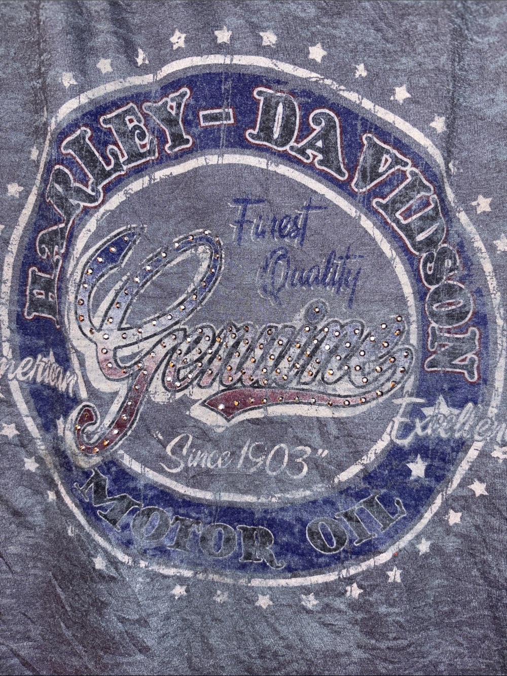 Harley-Davidson Gray and Black Short Sleeve Graphic Tee - Picture 3 of 8